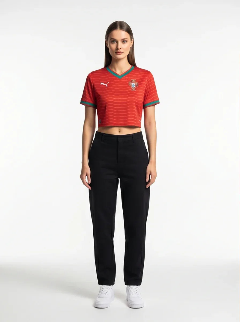 Cropped Football Jersey - Womens Football Crop Tops - Prokitworld