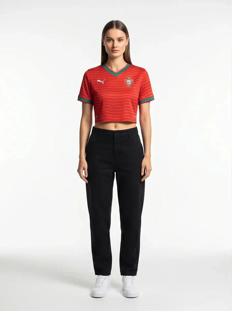 Cropped Football Jersey - Womens Football Crop Tops Prokitworld