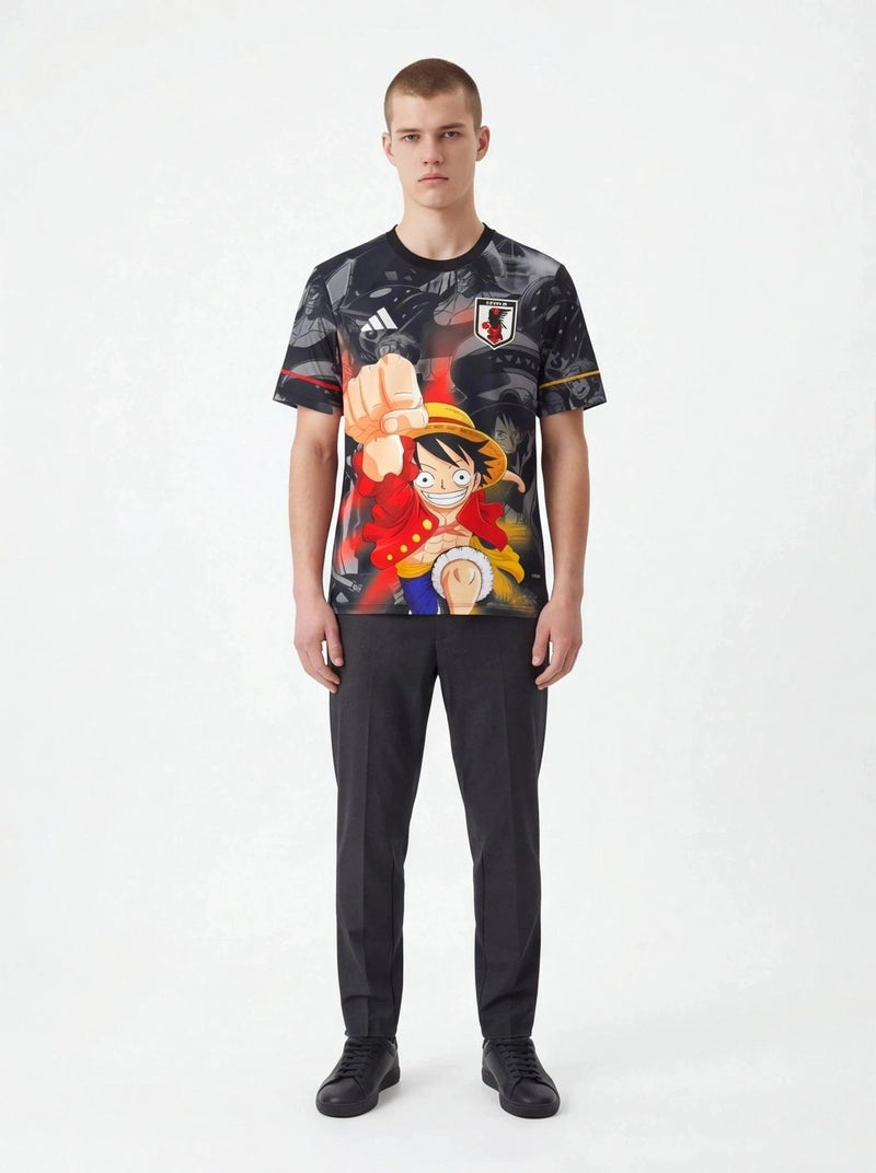 Japan Black Special Edition Monkey D. Luffy Football Jersey Prokitworld