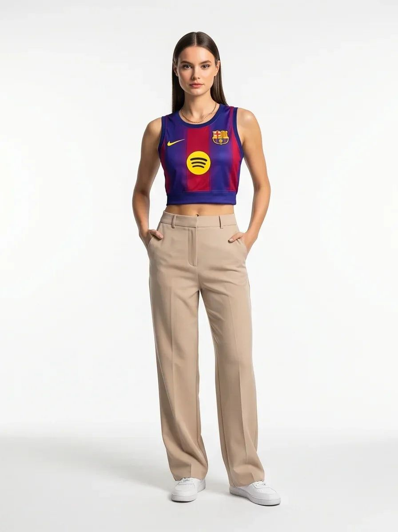 Barcelona Women Soccer Training Vest 25/26 Home Prokitworld