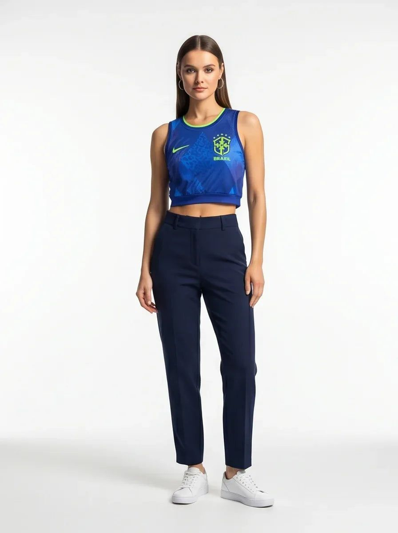 Brazil Women Soccer Training Vest 25/26 Away Prokitworld