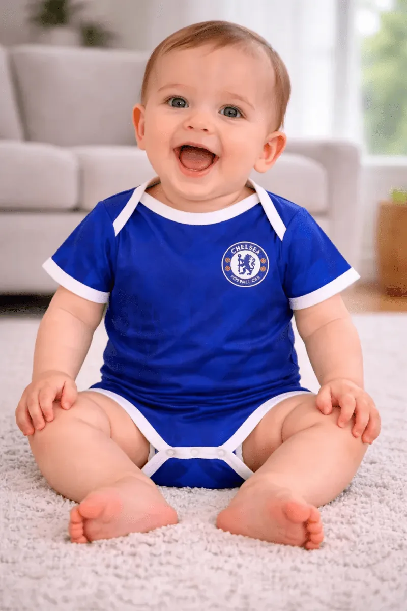 Football Onesie - Chelsea Home Baby Jersey Prokitworld