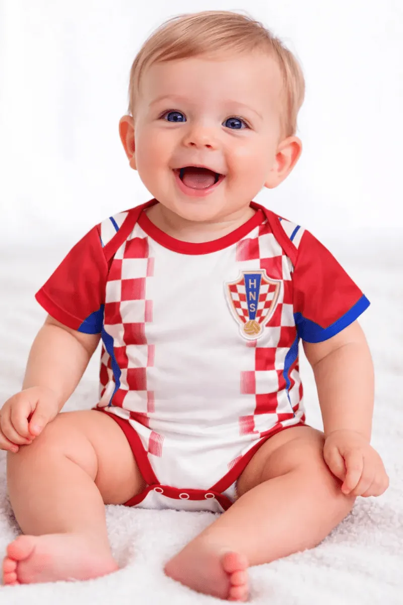 Football Onesie - Croatia 2026 World Cup Home Baby Jersey Prokitworld