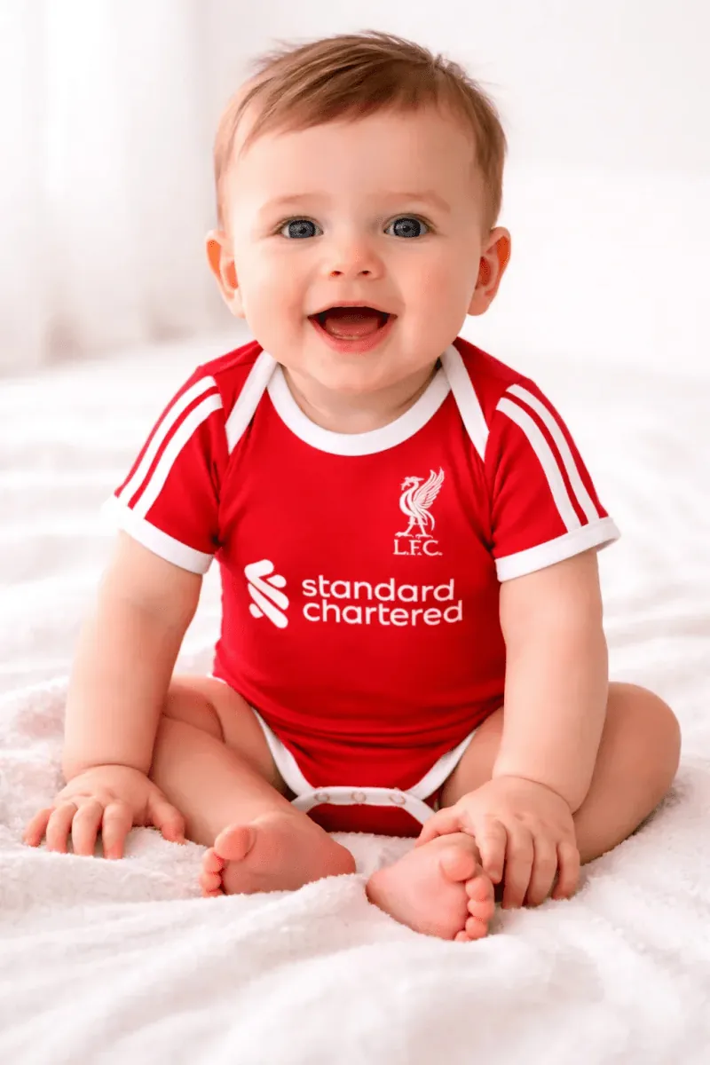 Football Onesie - Liverpool Home Baby Jersey Prokitworld