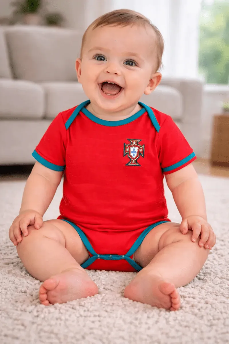 Football Onesie - Portugal Baby Jersey Prokitworld