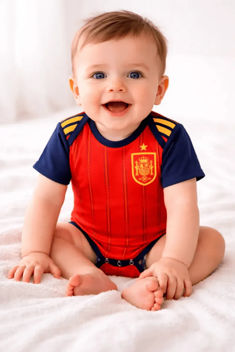 Football Onesie - Spain Baby Jersey Prokitworld