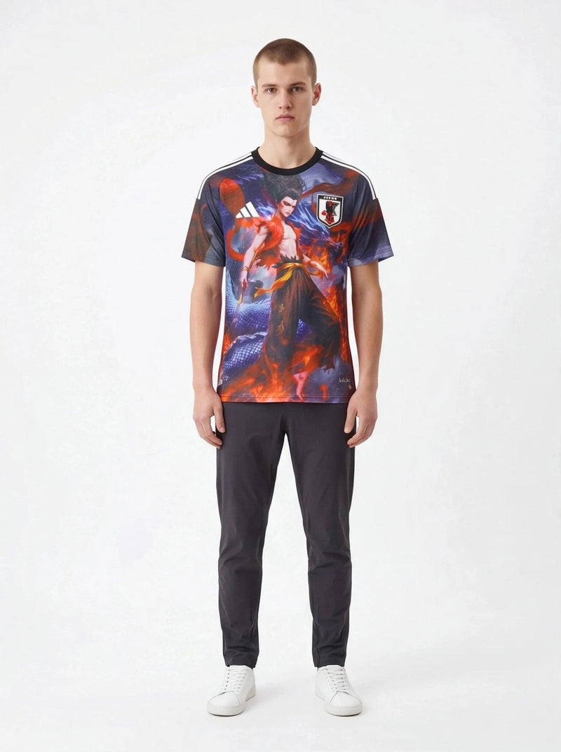 Japan 2025/2026 "Nezha Flame" Special Edition Anime Jersey Football Jersey Prokitworld