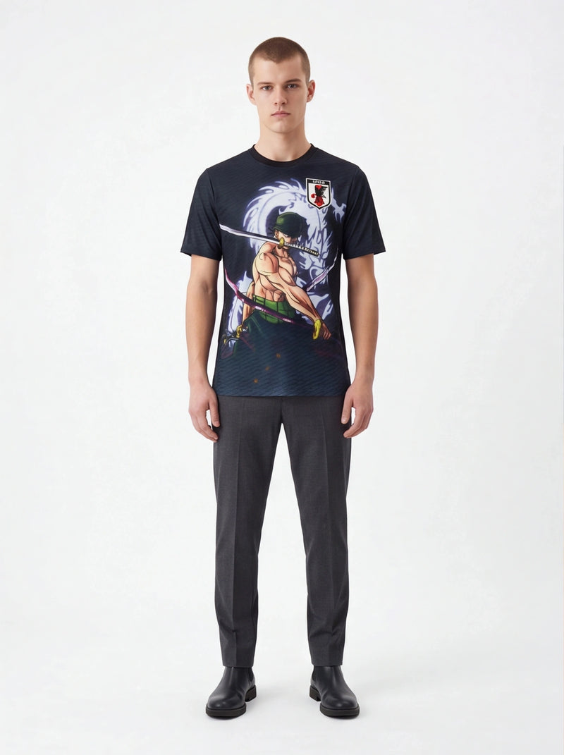 Japan One Piece Zoro Noir Football Jersey Prokitworld