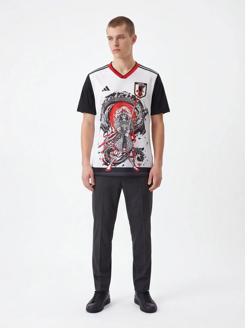 JAPAN "SAMURAI" WHITE JERSEY Football Jersey Prokitworld