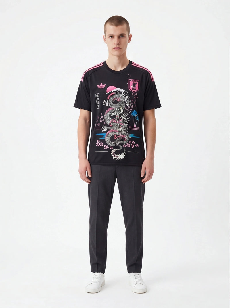 Japan Soccer Jersey Special Black Dragon Concept Edition Football Jersey Prokitworld