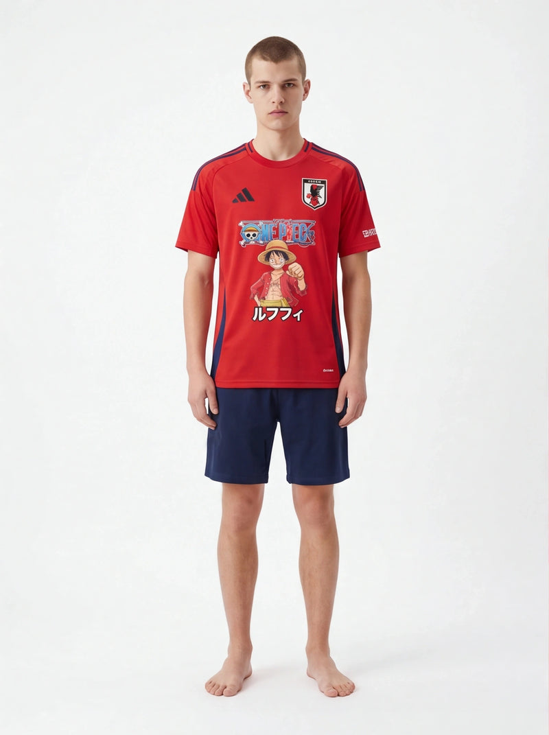 Japan Style One Piece Luffy Soccer Jersey Football Jersey Prokitworld