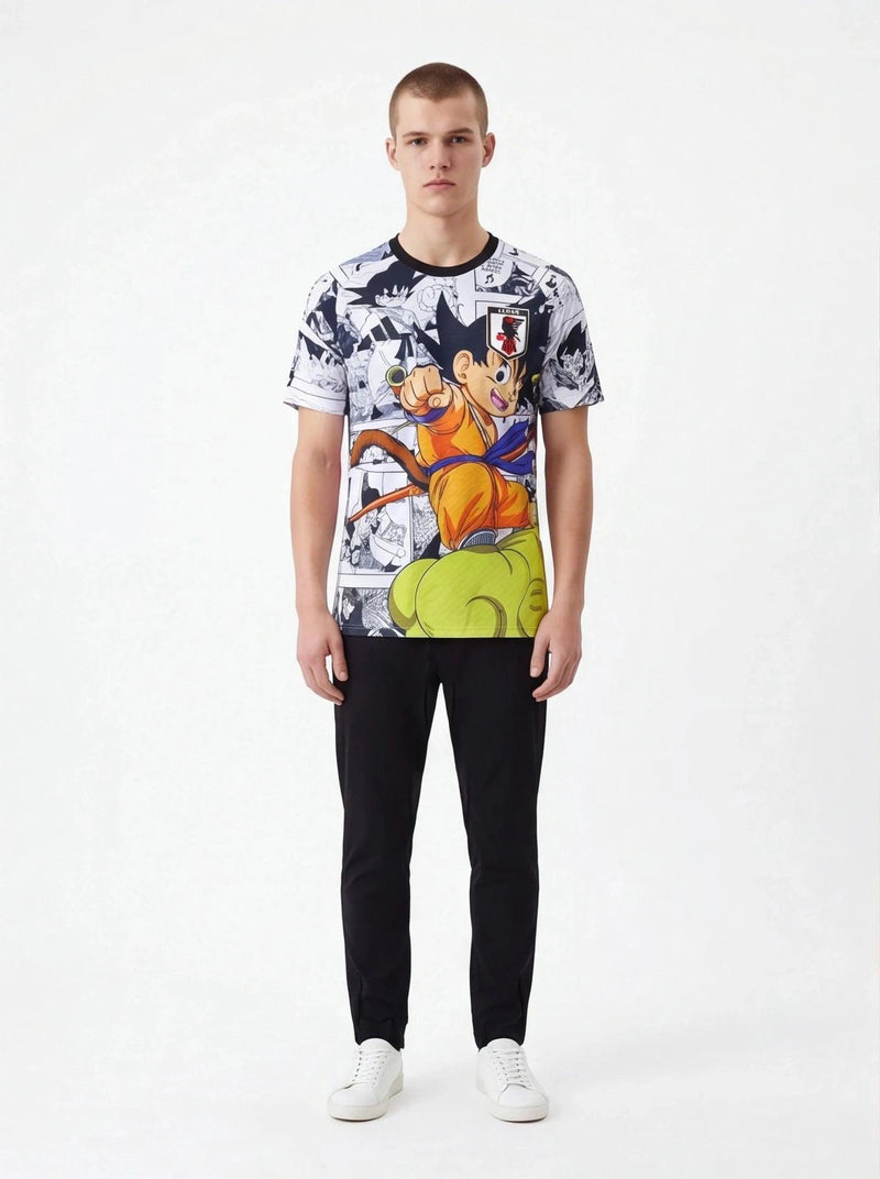 Japan x Dragon Ball "Kid Goku & Flying Nimbus" Special Edition Manga Jersey Football Jersey Prokitworld