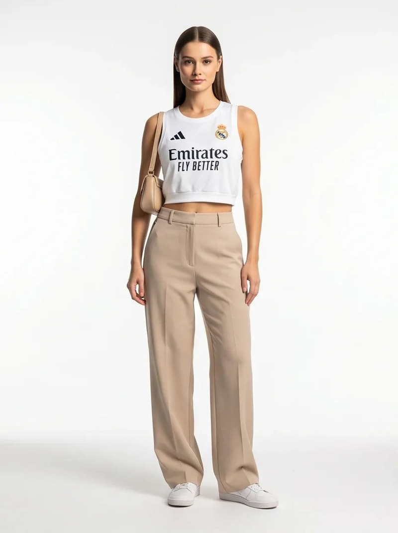 Real Madrid Women Soccer Training Vest 25/26 Home Prokitworld
