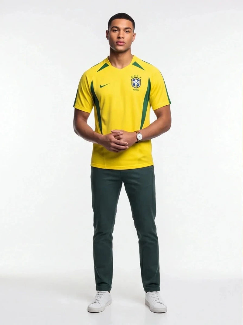 Retro Football Shirt Brazil 2002 Home Prokitworld