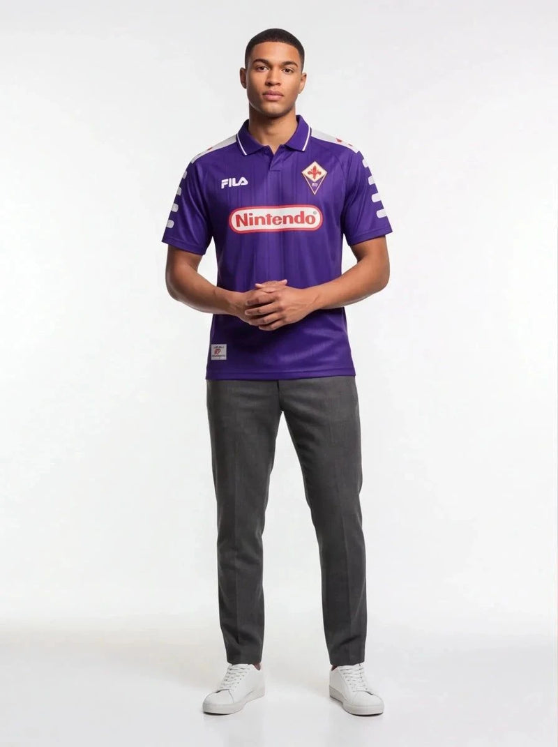 Retro Football Shirt Fiorentina Home 1998-99 Jersey Prokitworld